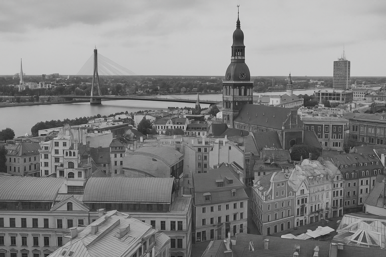 Riga, Latvia cityscape
